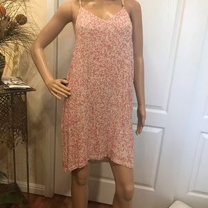 MLV Sequin Dress in Dusty Rose Pink and Cream.  Large fits 6-10.